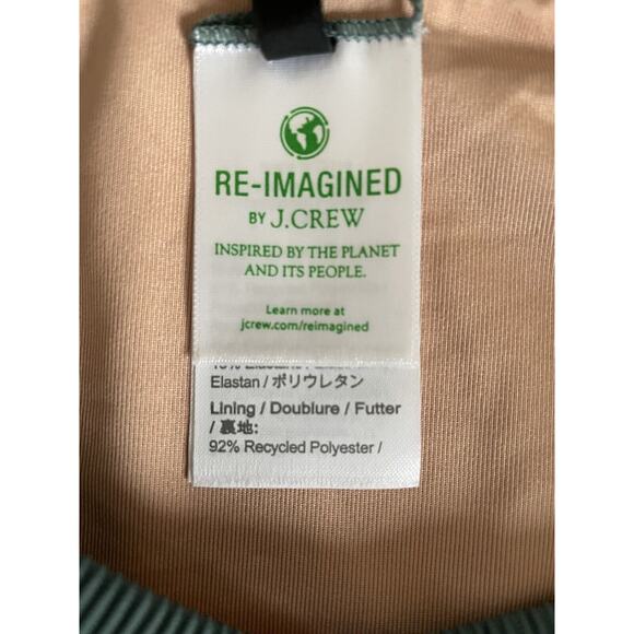 J. Crew Swim Bikini Bottom Ribbed High Waist Swimwear - Picture 7 of 8